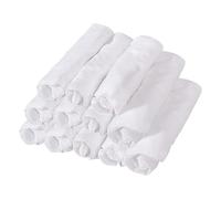 dijiusidy Housses de repose-tête pour tables de massage, coussins souples et ajustés avec élastiques, pour salons beauté et séances massage, housses d'appui-tête pour, Blanc, 33x33cm