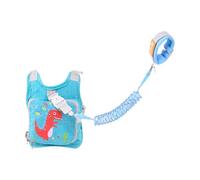 dijiusidy Le harnais réfléchissant pour enfants avec sangles réglables et lien de poignet anti-perte assure la sécurité des tout-petits pendant les activités intérieures, vert, 22.5x23.5cm