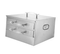 dijiusidy Machine à vapeur pour rouleaux de riz, idéale pour cuire et réchauffer vos nouilles Cheung Fun et autres nouilles de riz à la maison. Après quelques minutes, 2 plateaux