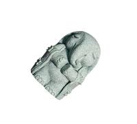 dijiusidy Mini statue du Bodhisattva Kṣitigarbha, salon de thé, fabrication soignée, cadeau commémoratif pour la décoration de la maison. Figurine miniature décorative bouddhiste pour le bureau.