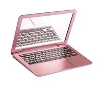 dijiusidy Miroir de maquillage miniature, compact, de poche, petit, portable, image claire, cadeau d'anniversaire pour femmes, pour la maison les fêtes, format mini, Rose, 6.6 x 9.4 cm