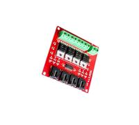 dijiusidy Module de commande de relais avec MOSFET à quatre canaux IRF540 V0, bouton à 4 voies, pour une utilisation efficace des circuits et des entraînements de moteurs.