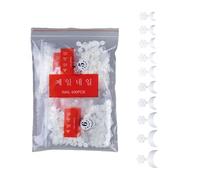 dijiusidy Moule pour faux ongles en acrylique : obtenez des looks impeccables sans effort grâce à ce moule en ABS flexible. Profitez d'un système double ongle.