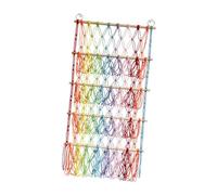 dijiusidy Organisateur Mural pour Jouets en Peluche, Filet de Rangement pour balles, Animaux en Peluche, hamac Multicolore, Multicolore, 105x52cm