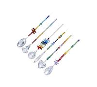 dijiusidy Ornement en cristal arc-en-ciel attrape-soleil décor étincelant et cadeau surprise pour vos proches, votre fille vous-même à Noël Prismes de fenêtre d'intérieur en cristal suspendus pour
