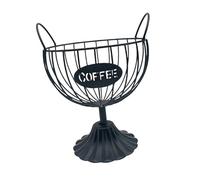 dijiusidy Panier à café pratique avec poignée, élégant porte-dosettes, rangement unique pour la maison pouvant également servir de panier à bonbons et fruits secs. Objet décoratif pour la chambre.