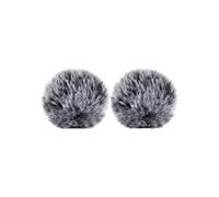 dijiusidy Petit Microphone, Voix,Boule de Poils Coupe-Vent,Une Paire
