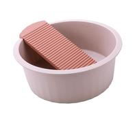 dijiusidy Planche à laver portable, bassine pour laver le linge à la main, bac, matériaux durables, planche légère, idéale pour les petits articles délicats.