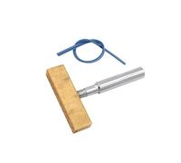 dijiusidy Pointe de fer à souder en cuivre de qualité supérieure en forme T pour le soudage pixels d'écrans LCD et la réparation d'écrans à cristaux liquides, Avec bande, Pointe 5.3 x 3.5 cm