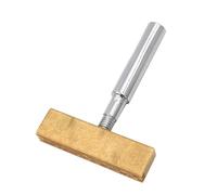 dijiusidy Pointe de fer à souder en cuivre de qualité supérieure en forme T pour le soudage pixels d'écrans LCD et la réparation d'écrans à cristaux liquides, Sans bande, Pointe 5.3 x 3.5 cm