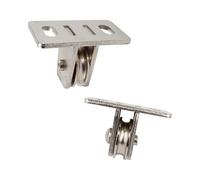 dijiusidy Poulie Robuste en Acier au Carbone, à Rouleaux, Fixation Murale Plafond, Haute Performance, pour Portail Coulissant. Installation Facile à réaliser soi-même. Poulie de manutention et de