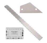 dijiusidy Règle de nivellement de guitare électrique, pour accessoires de guitare et artisanat, outil de règle de guitare électrique en acier inoxydable