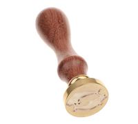 dijiusidy Sceau de Cire Vintage, initiales, Manche en Bois, Motifs de Noël, Invitations de Mariage, tampons d'invitations de Mariage, Sceau Vintage