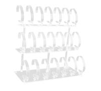 dijiusidy Support De Montre Présentoirs Présentoir Général De Détail Présentoirs De Montre-Bracelet De Bijoux Support De Rack Vitrine D'exposition Durable Et Attrayante, 3 niveaux