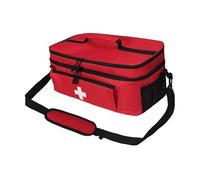 dijiusidy Trousse de rangement pour médicaments avec poignée et fermeture éclair, idéale pour une organisation efficace. Cadeau parfait pour les occasions spéciales.