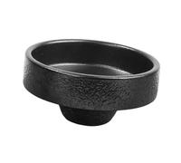 dijiusidy Vase Ikebana Chic Blanc Noir en céramique pour compositions Florales Zen, Vase Japonais Ikebana Rond en céramique, décoration d'intérieur, pièce maîtresse, Modèle A