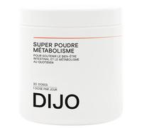 DIJO - Super Poudre Métabolisme GLPlus - Soutien du métabolisme énergétique et confort digestif - L-Glutamine, Vitamines C, D, Triphala & Alpha-galactosidase - Vegan - 191,4 g