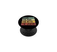 Dijon The Man The Myth The Legend Citation personnalisée Amusante PopSockets PopGrip Adhésif