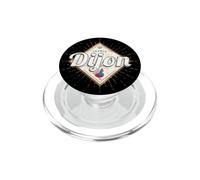 Dijon Ville Bourgogne France Rétro Coq Vintage Souvenir PopSockets PopGrip pour MagSafe