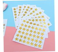 DIKACA 10 pièces Autocollants Dorées Autocollants Récompenses Élèves Gommettes Scintillantes pour Garçons Filles Enseignants Décoration Scolaire