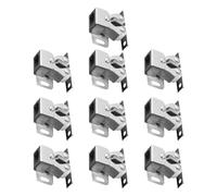 DIKACA 10 pièces Loquet Double pour Armoire Mécanisme à Double à Billes Anti-bruit Fermeture Robuste pour Portes de Placard et Meubles Installation Facile avec Vis