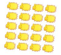 DIKACA 100 pièces Étiquettes de Prix Autocollantes Résistantes pour Magasins Supermarchés Signalisation Promotionnelle Vente Flash