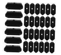 DIKACA 150 Pièces Clips pour Terrasse Bois Plastique Système de Fixation Cachée Clips PE Haute Résistance Hauteur Écart pour Planches Composites