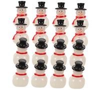 DIKACA 16 Pièces Micro Figurines Résine Lumineuses pour Décorations DIY de Noël Mini Ornements pour Jardins Féériques et Hivernales