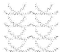 DIKACA 18 Pcs Kit de Ressorts Serpentin pour Canapé Kit Réparation Ressorts de Remplacement pour Fauteuil Inclinable Clips de Fixation pour Renforcement et Réparation de Meubles