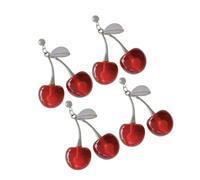 DIKACA 2 paires Boucles Oreilles Fruits Minimalistes Boucles Pendantes pour Femmes Bijoux Ludiques Résistants et Durables Accessoires Mode pour Saint-valentin et Tenues