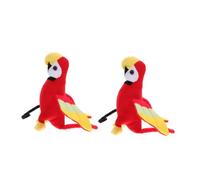 DIKACA 2 Pièces Accessoire Pirate Épaule Oiseau Artificiel pour Halloween Pirate Parrot Costume Garçon Fille Fête Cosplay