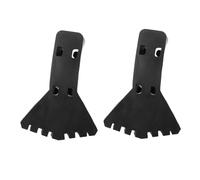 DIKACA 2 pièces Antidérapants pour Échelle Caoutchouc Accessoires de Sécurité pour Échelle Télescopique Revêtements Résistants à Usure pour Stabiliser et Protéger le Sol