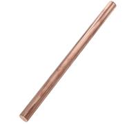 DIKACA 2 Pièces Barre Ronde Forme Cylindrique Classique Usinage Facile en Laiton Compatibilité Adaptée aux Tests de Résistance pour Projet Métal