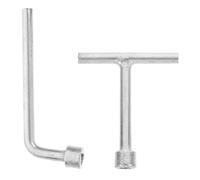 DIKACA 2 pièces Clé Triangle Acier Inoxydable pour Vis Antivol Clé Spéciale pour Vis Lampes Tête Triangulaire et Compacte Outil de Serrage Fiable pour Boulons Antivol