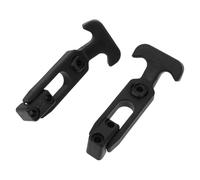 DIKACA 2 pièces Loquets Caoutchouc T-handle Flexibles pour Boîte à Outils Absorption Vibrations Fermeture Réglable pour Caisse Outil Mécanique et Rangement Voiture