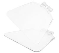 DIKACA 2 pièces Lot de Protections Oculaires Plastique Transparent pour Meuleuse Établi Plaque de Protection Résistante Aux Copeaux Kit de Garde-Banc