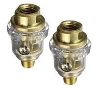 DIKACA 2 pièces Mini Huileur Automatique Pouce pour Outils Pneumatiques Lubrification Ligne avec Filtre Huile-eau Accessoires Compresseur Air Lot