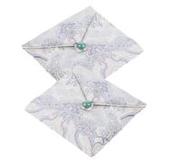 DIKACA 2 Pièces Pochons Bijoux Petits Sacs Réutilisables Sacs de Rangement Doux pour Colliers Bagues et Petits Objets pour Mariages et Fêtes Lot