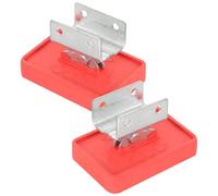 DIKACA 2 pièces Protège pour Échelle Patins Antidérapants Caoutchouc Épais Accessoires de Stabilisation pour Escabeaux et Échelles Télescopiques Protection Sol et Sécurité Renforcée