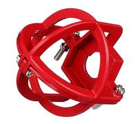 DIKACA 2 Pièces Sprinkler Head Protector Cage Rouge Antirouille Protection Imperméable et Facile à Installer pour Tête de Gicleur Incendie Cadre de Protection pour Systèmes Anti-Incendie
