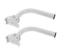 DIKACA 2 pièces Support Mural Réglable pour Antenne avec Mât Montage Extérieur et Fiable Fixation pour Antenne Balcon et Mat Extérieur Installation Facile pour Points Accès et Ponts