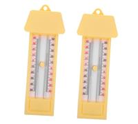 DIKACA 2 Pièces Thermomètre de Salle Thermomètre Intérieur et Extérieur Outil de Mesure de Température pour Pratique et Facile à Installer Affichage Simple des Températures