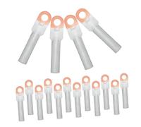 DIKACA 20 Pièces Aluminum Battery Cable Ends High Conductivity Wire Lugs Terminals For Automotive Motorcycle Heat Resistant
