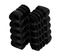 DIKACA 20 pièces Bouchons Plastique pour Tubes de Roulettes de Meubles Manchons de Douilles Filetées pour Protection des Sols et Insertions Faciles et Résistant Accessoires pour Chaises