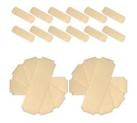 DIKACA 20 Pièces Plaques Métalliques Résistantes Vierges Dorées pour Identification Étiquettes Robustes pour Bureau Enseignant et Événements Gravure Facile et Usage Polyvalent