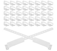 DIKACA 200 Pièces Bracelets Identification Patient Bandes Hospitalières PVC Imperméables et Résistantes Déchirure Bracelets Médicaux Écriture Facile pour Admission Hôpital Adulte