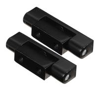 DIKACA 2pcs Charnières à Paumelles pour Armoire Noire en Alliage D'aluminium, Charnière à Roulement Facile à Installer Retirer pour Châssis et Armoire Électrique