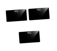 DIKACA 3 Pièces Balance Numérique Portable Mini Rechargeable avec Surface Miroir Précision Capteurs Haute Précision Écran Digital Facile à Lire pour Maison et Voyage