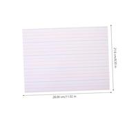 DIKACA 30 pièces Bandes de Phrases Réutilisables pour Écriture Éducative Bandes Papier Lisse pour Élèves Outils Apprentissage Classe