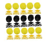 DIKACA 30 Pièces Décorations Suspendues pour Remise Diplôme Chapeaux de Graduation Papier et Plastique Faciles à Installer Retirer Décor Plafond pour Salle de Classe et Fête de Fin Études